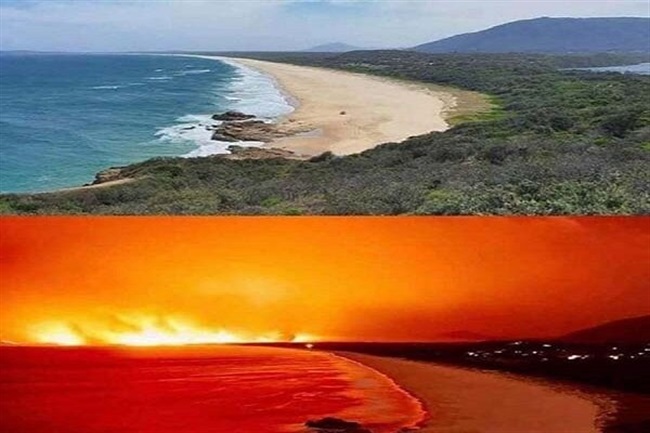تصاویر ماهواره‌ای از آتش سوزی‌های گسترده استرالیا