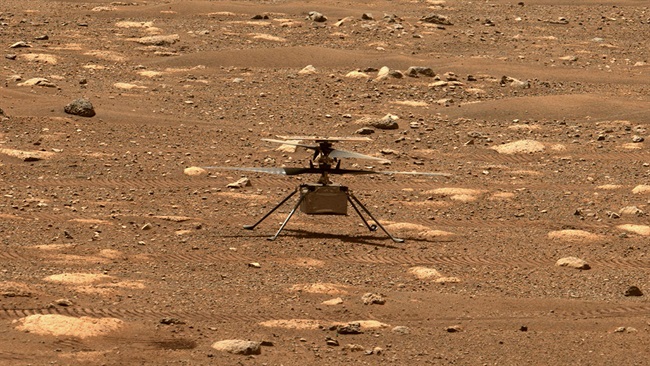 ناسا پرواز هلیکوپتر «نبوغ» در مریخ را تا ۲۵ فروردین به تعویق انداخت