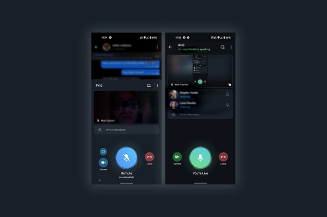 جدیدترین نسخه بتای تلگرام با قابلیت اشتراک‌گذاری نمایشگر در گروه‌ها منتشر شد